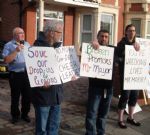 Salford Mayor Transport Protest